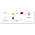 Planning settimanale perpetuo spiralato 10x30cm su due pagine fiori 2