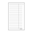 Ricambio agenda organizer rubrica 9x15cm 64fogli 1