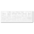 Planning settimanale perpetuo spiralato 10x30cm su due pagine roma 3