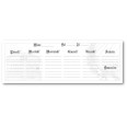 Planning settimanale perpetuo spiralato 10x30cm su due pagine londra 4