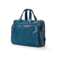 Borsa 2 Manici In Ecopelle Porta Computer Gate Doppia Tasca E Vari Vani Turchese 1