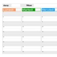 Planning settimanale perpetuo spiralato 21x30cm A4 orario sab dom separati 55fogli pixel 3