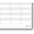 Planning settimanale perpetuo spiralato 21x30cm A4 orario sab dom separati 55fogli pixel 4