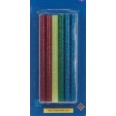 Stick Universali Di Colla A Caldo Glitter Da 7 Mmx10cm 12 Pz In 6 Colori 1