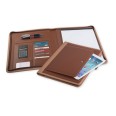 Portablocco Cartella Sottobraccio Con Porta Tablet In Ecopelle Wien Con Cerniera 28x35 Nero Grigio 1