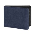 Porta Carte Di Credito A Portafogli Tipo Jeans Con Sistema Rfid Per Antitruffa 6 Tasche Blu 1