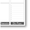 Planning settimanale perpetuo spiralato 21x30cm A4 55fogli grigio 1