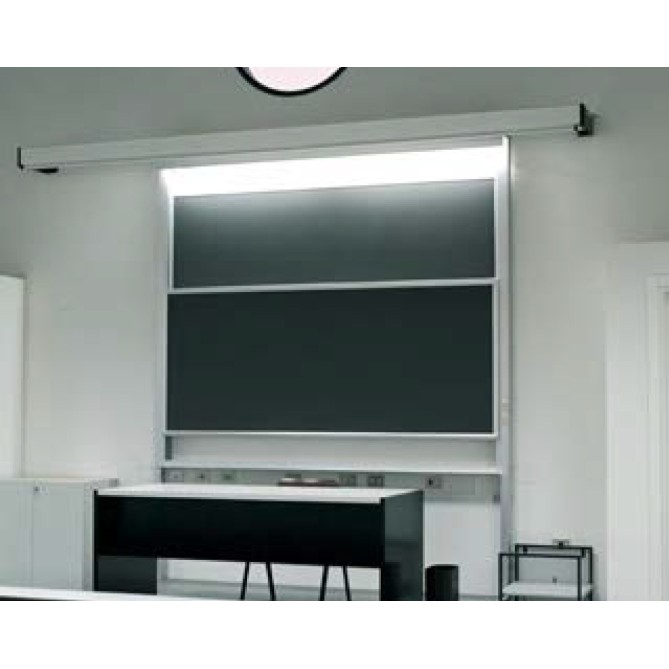 Lavagna Cancellabile Sali E Scendi Con Struttura In Metallo Superficie Bianca 100x200 Made In Italy 3