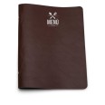 Porta Menù In Ecopelle Flexi A 2 Ante E 8 Tasche 23x32 Marrone Per Ristoranti E Pub 2