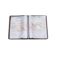 Porta Menù In Ecopelle Flexi A 2 Ante E 8 Tasche 23x32 Tortora Per Ristoranti E Pub 1