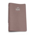 Porta Menù In Ecopelle Flexi A 2 Ante E 8 Tasche 16x26 Tortora Per Ristoranti E Pub 1