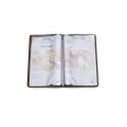 Porta Menù In Ecopelle Flexi A 2 Ante E 8 Tasche 16x26 Tortora Per Ristoranti E Pub 2