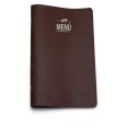 Porta Menù In Ecopelle Flexi A 2 Ante E 8 Tasche 16x26 Marrone Per Ristoranti E Pub 2