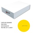 Risma Carta Color Giallo Forte A4 80gr 500ff Monocolore 1