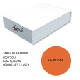 Risma Carta Colorata Arancione Forte 500ff A4 80gr Monocolore Alta Qualità Per Laser Ed Inkjet 1