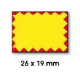 Etichette Per Prezzatrice 26x19 Giallo Flash 5 Rotoli 1.000 Etichette Per Rotolo Di Alta Qualità Permanete 1