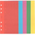 Ricambio agenda organizer vuoti 9,5x17cm 6fori 50fogli 1