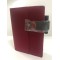 Agenda organizer tascabile VUOTA tessuto chiusura bottone 7x12cm pulsar bordeaux 1