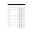 Schede Dare Avere Saldo 24x17 100 Pz Verticale Schede A Righe Per Schedario 1