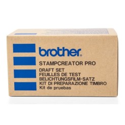 Draft Set Brother Stampcreator Pr D1 Set Da 150 Pellicole + Nastro 1 2