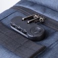 Zaino Type Cavallari Porta Pc Tablet Lucchetto 3 Cifre Porta Usb E Tante Tasche Interne Blu 2