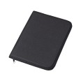 Portablocco Cartella Sottobraccio In Tessuto Con Cerniera E Varie Tasche Interne 25x34 Nera 3