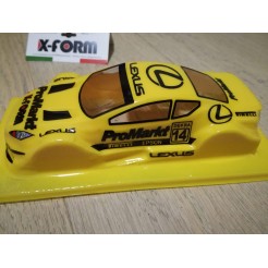 Carrozzeria In Lexan Trasparente 1/28 Super Gt Non Verniciata Per Miniz Atomic Gl Racing Wl Toys 7 2