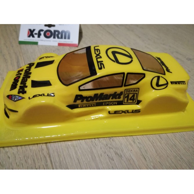 Carrozzeria In Lexan Trasparente 1/28 Super Gt Non Verniciata Per Miniz Atomic Gl Racing Wl Toys 1