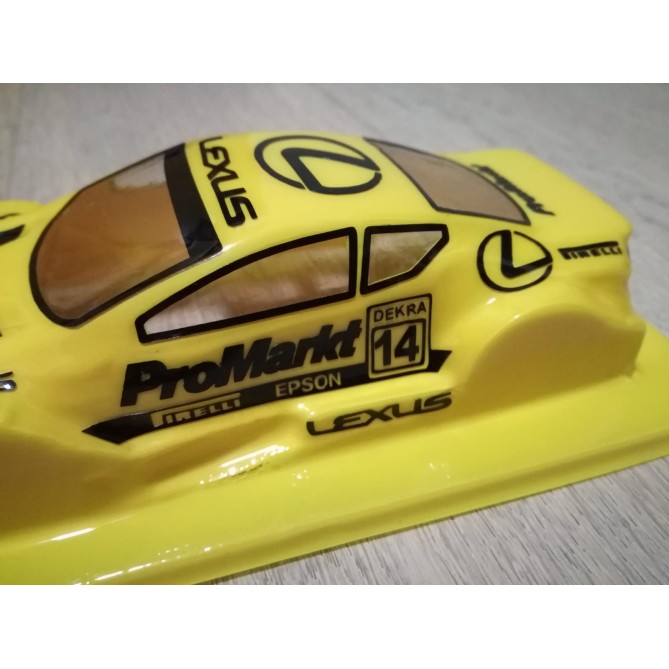Carrozzeria In Lexan Trasparente 1/28 Super Gt Non Verniciata Per Miniz Atomic Gl Racing Wl Toys 3
