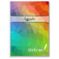 Quadernone A4 Spiralato Write Me Fogli Vuoti 40 Bianchi E 30 Colorati Carta 90 Gr ® 1