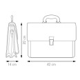 Borsa Prestige Portadocumenti A Scomparsa In Ecopelle Nera 2