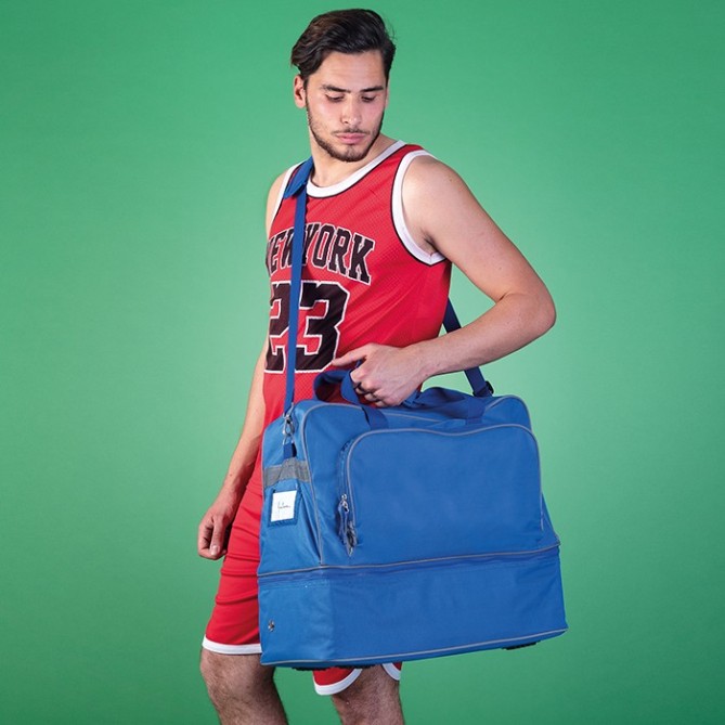 Borsone Football In Nylon Blu 3