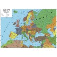 Carta Geografica Murale Europa 100x140 Scolastica Bifacciale Fisica E Politica 1 3.500.000 2