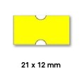 10 Rotoli Etichette Prezzatrice Made In Italy 21x12 Giallo Fluo Alta Qualità Tipo Gs Gm Per Motex 5500 1