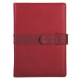 Agenda Giornaliera 2026 17x24cm Copertina Liscia Ecopelle Chiusura Fibbia Rosso Lite 2