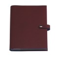 Agenda giornaliera 2026 poliestere chiusura fibbia 17x24cm tasca bordeaux 2