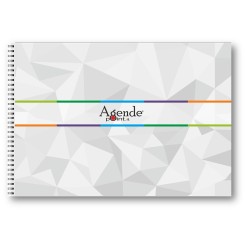 Planning Settimanale A3 Senza Data, 30x42 cm, 55 Fogli con Griglia per Appunti, Spiralato 4 2