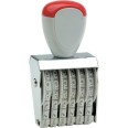 Numeratore Manuale In Gomma 4 Mm Da 6 Cifre Con Manico - Struttura In Metallo 1