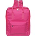 Zaino Trendy In Poliestere Con Zip Fucsia 2