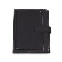 Agenda giornaliera 2026 termovirante chiusura fibbia 15x21cm A5 porta penna multilingua nero 1