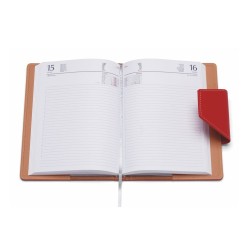 Agenda Giornaliera 2026 Borsello 17x24cm Ecopelle Chiusura Bottone Blu 2 2