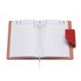 Agenda Giornaliera 2026 Borsello 17x24cm Ecopelle Chiusura Bottone Blu 1
