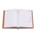 Agenda Giornaliera 2026 17x24cm Copertina In Tessuto Termovirante Chiusura Elastico Rosso 1