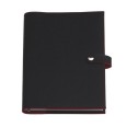 Agenda giornaliera 2026 similpelle chiusura fibbia 15x21cm A5 tasca multilingua nero 2