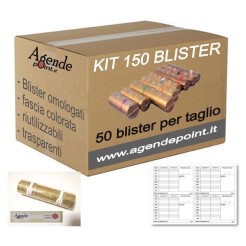 Kit150 1 Blister Contenitori Per Monete Euro 150 Misti 1 € 2 € E 50 Cent 50 Pz Per Taglio Omaggio Mastrino E Sigilli 7