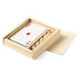 Set Da Gioco In Legno Con Carte E Dadi 1