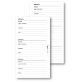 Ricambio agenda organizer password 9,5x17cm 6fori 50fogli bianco 2