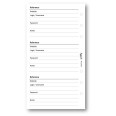 Ricambio agenda organizer password 9,5x17cm 6fori 50fogli bianco 3