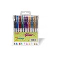 Penne Glitter A Gel Confezione Da 10 Pezzi Vari Colori 1