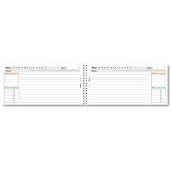 Planning giornaliero perpetuo spiralato 10x42cm 150fogli 4 2